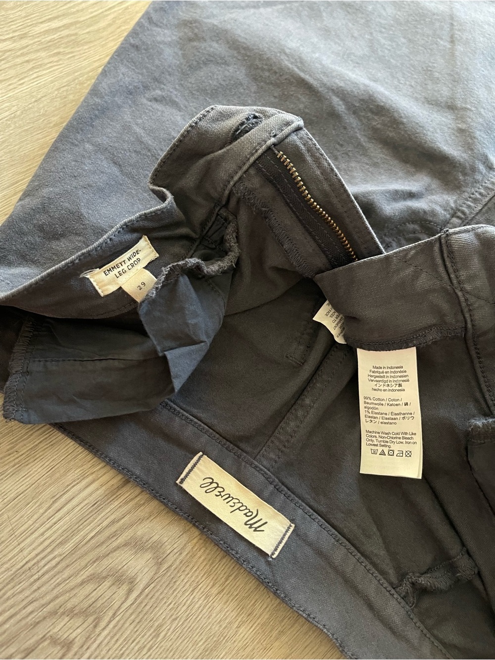 Madewell Wide-Leg Women’s Jeans - navy - Picture 10 of 10